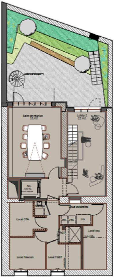 Bureau Paris 458m² Location bureau Paris OLBUR2313672 16